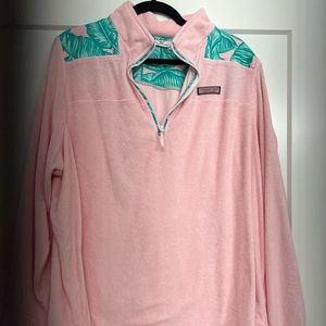Vineyard Vines Banana Leaf Terry Relaxed Shep Shirt Size 2X